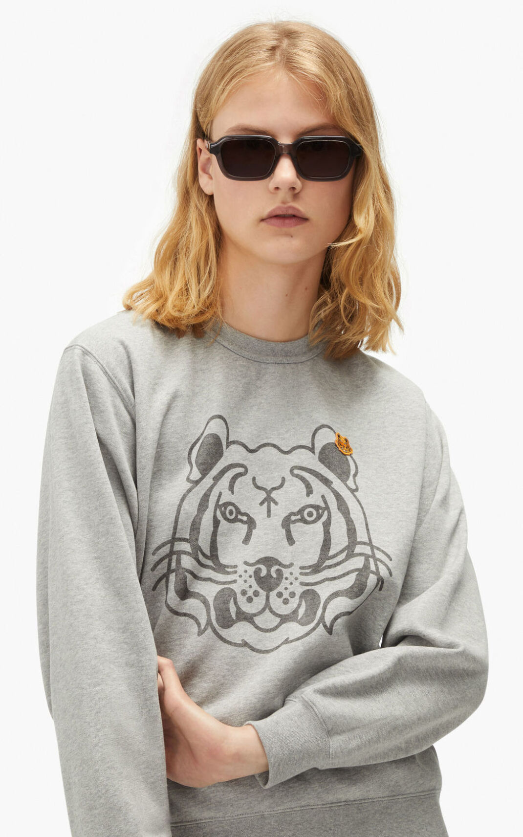 Kenzo K Tiger Sweatshirt Dam | 64301-QKFV